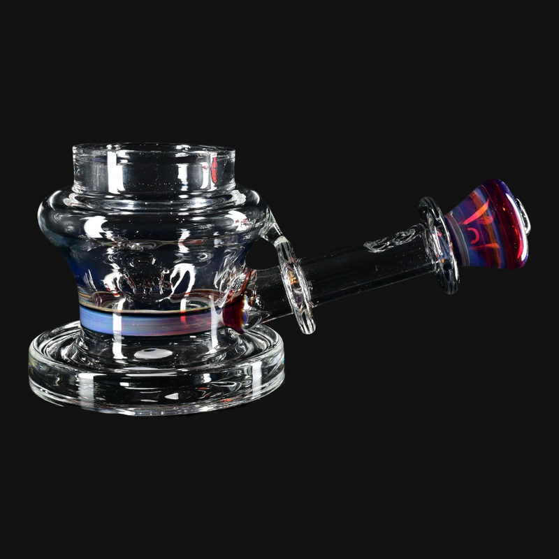 Slugworth Puffco Proxy Top Hat - Amber Purple full side view