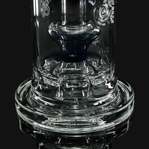 Slugworth Single Top Hat Bubbler - Blueberry Opal perc view
