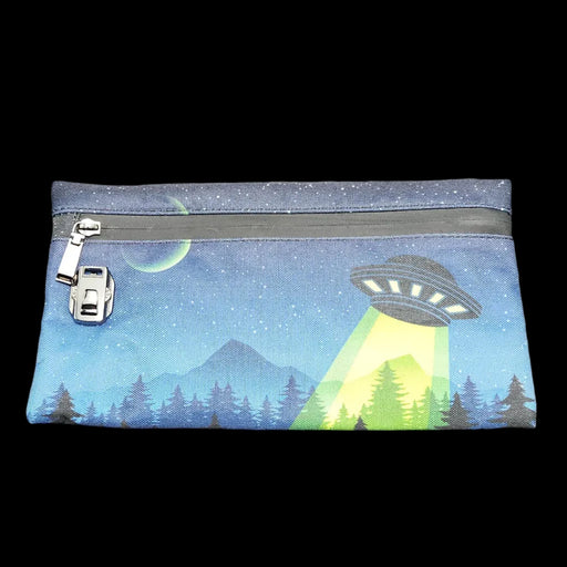 Smell proof Zippered Pouch with UFO