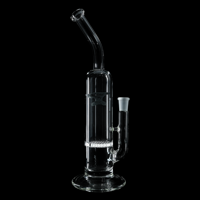 Solid Glassworks Bent Neck Honeycomb Tube