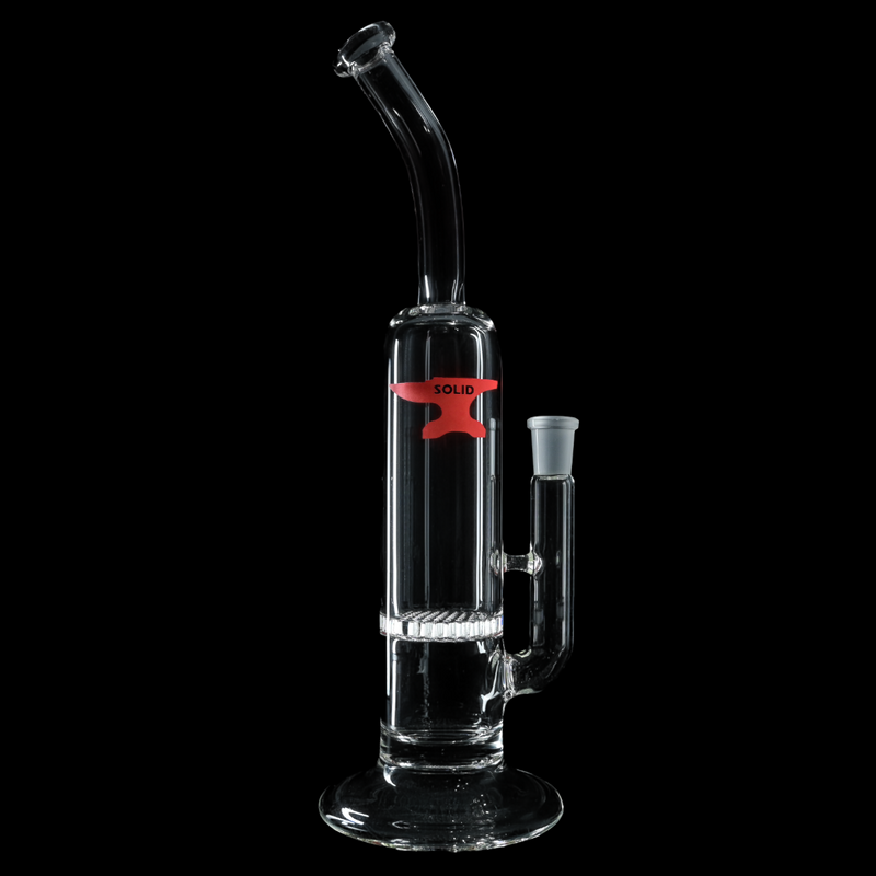 Solid Glassworks Bent Neck Honeycomb Tube
