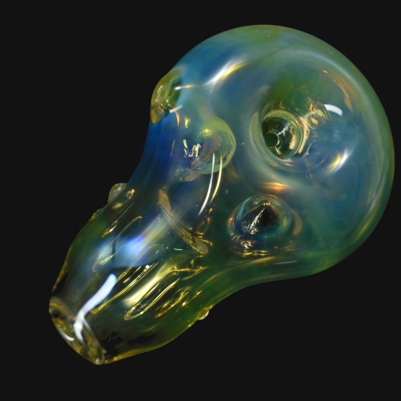 Solid Glassworks Skull Pipe