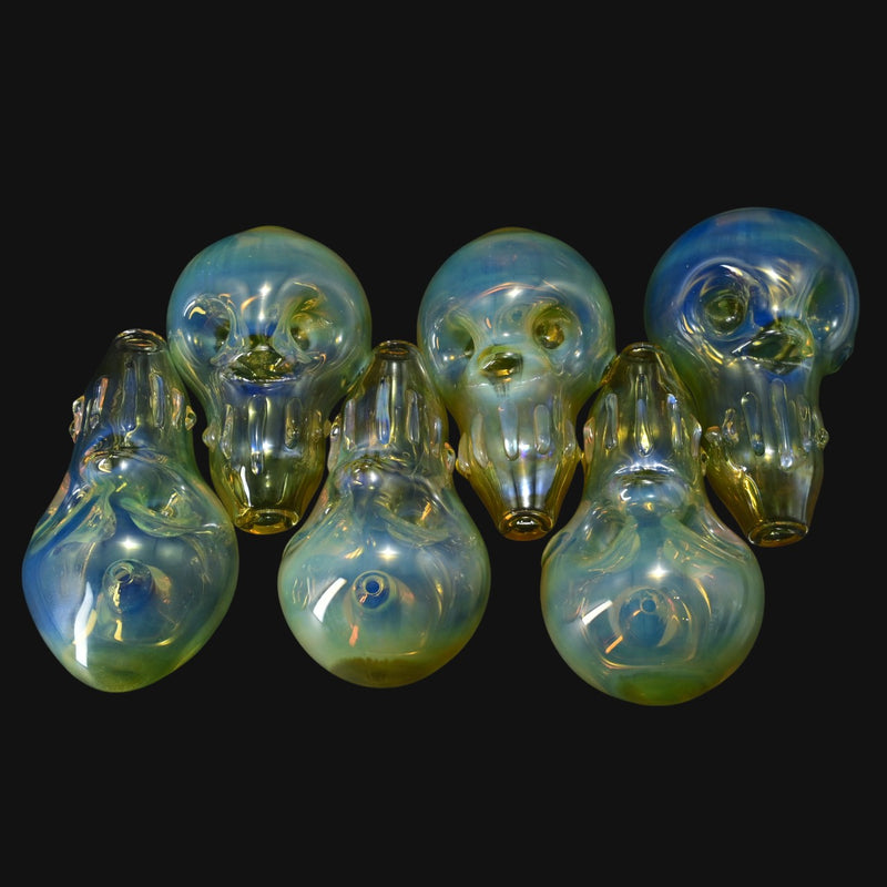 Solid Glassworks Skull Pipe