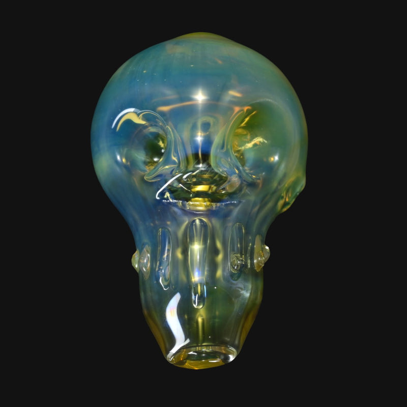 Solid Glassworks Skull Pipe