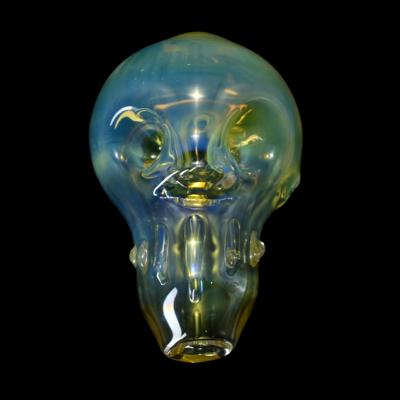 Solid Glassworks Skull Pipe
