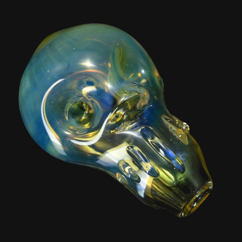 Solid Glassworks Skull Pipe