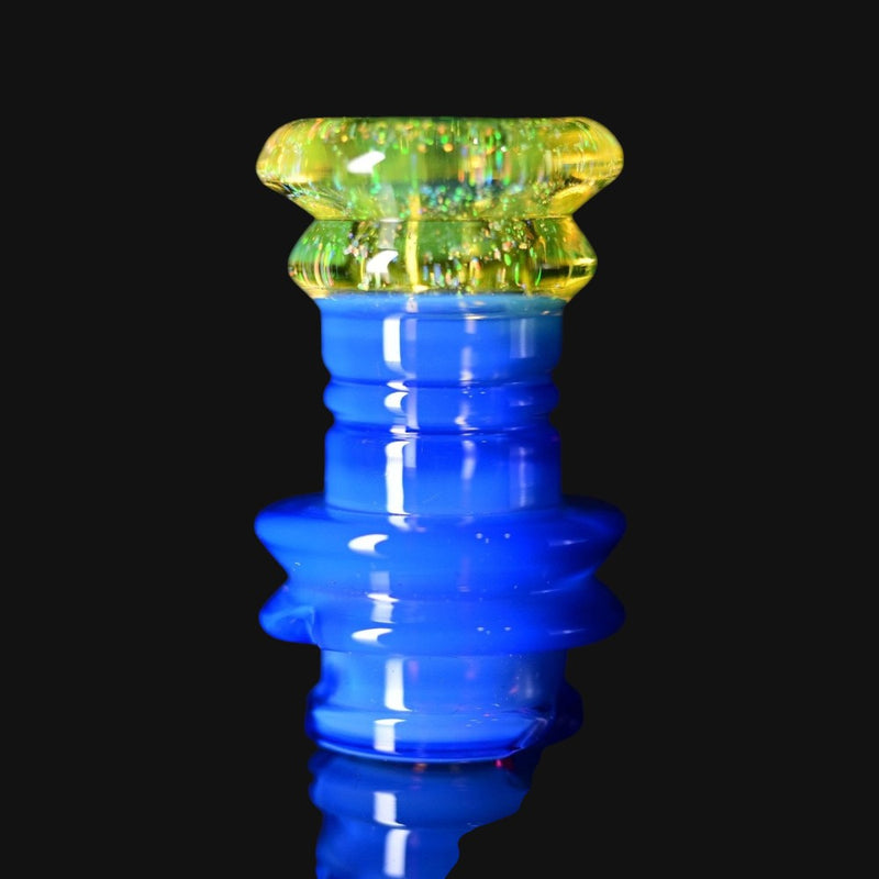 Soup Glass Crushed Opal Pivot Top - Neptune