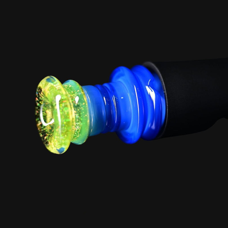 Soup Glass Crushed Opal Pivot Top - Neptune