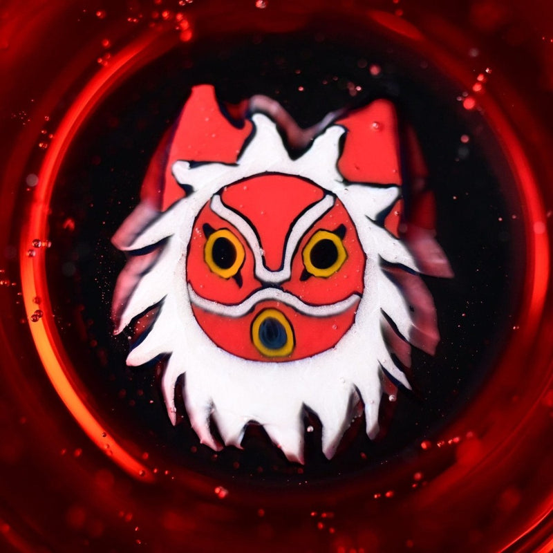 Soup Glass Jar - Mononoke - Pomegranate