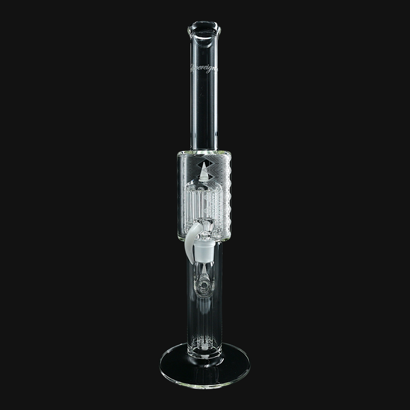 Sovereignty 12 Tree MA Fixed 4 Slitted to Gridded 12 Tree 38mm Neck Cold Worked Can - White Satin