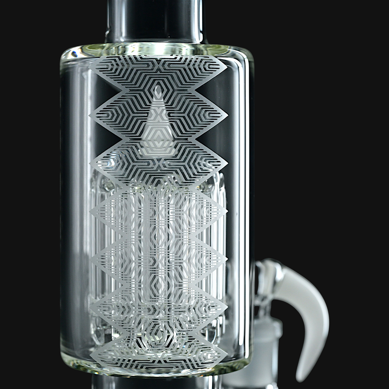 Sovereignty 12 Tree MA Fixed 4 Slitted to Gridded 12 Tree 38mm Neck Cold Worked Can - White Satin