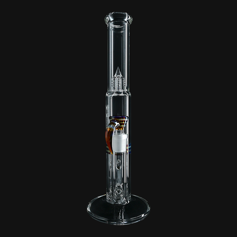 Sovereignty Shorty4 (Pawn) Stemline 16mm 3 Cut 360 w/ Encalmo Band & Slide - Opal Timber & Amber Purple x Blue Stardust
