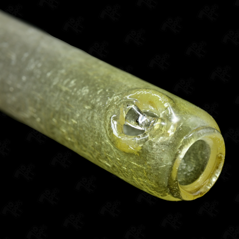 Spaceman 4" Downstem - Pineapple Juice/Icey White Satin