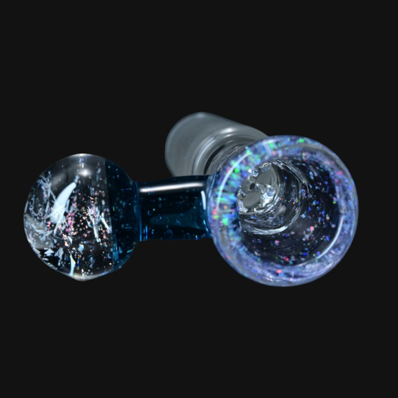 Spaceman Glass Purple Cropal 14mm Slide