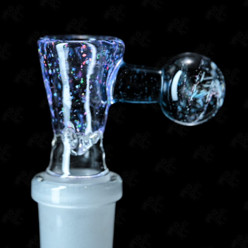 Spaceman Glass Purple Cropal 14mm Slide