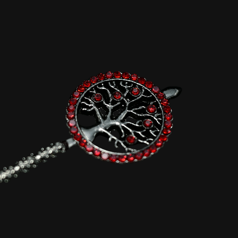 Tree of life dab tool silver gun metal