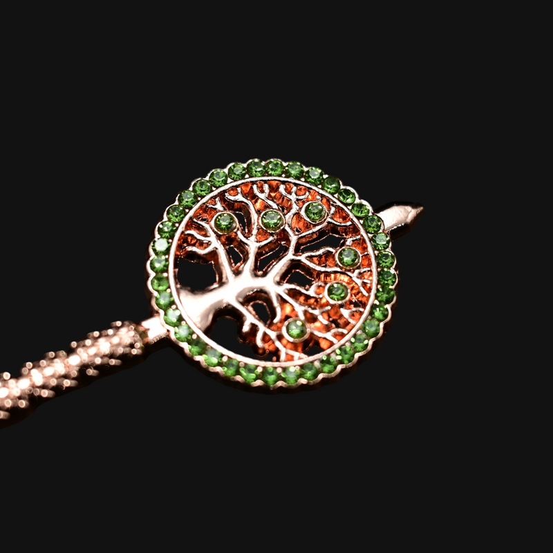 Tree of life dab tool silver rose gold
