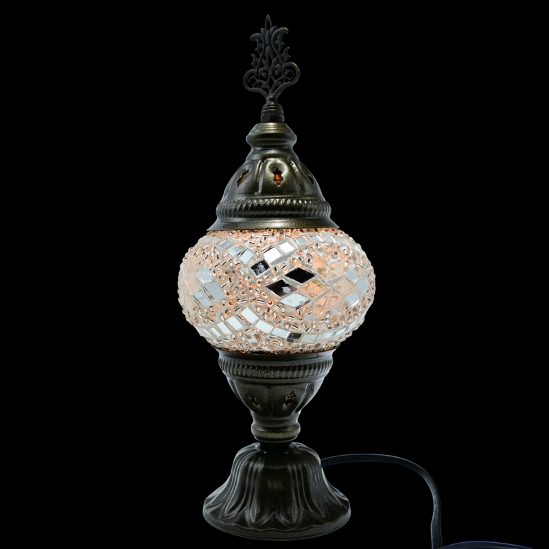 Turkish Mosaic Tiny Table Lamp MB1 - Crystal Mosaic