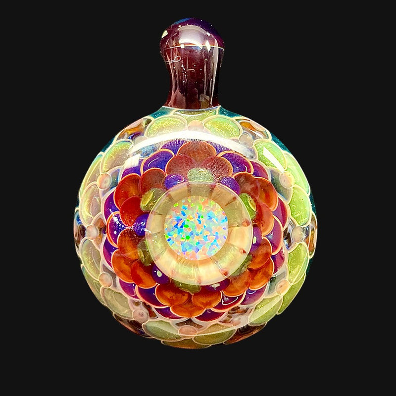 Juju Glass Triangle Opal Pendant