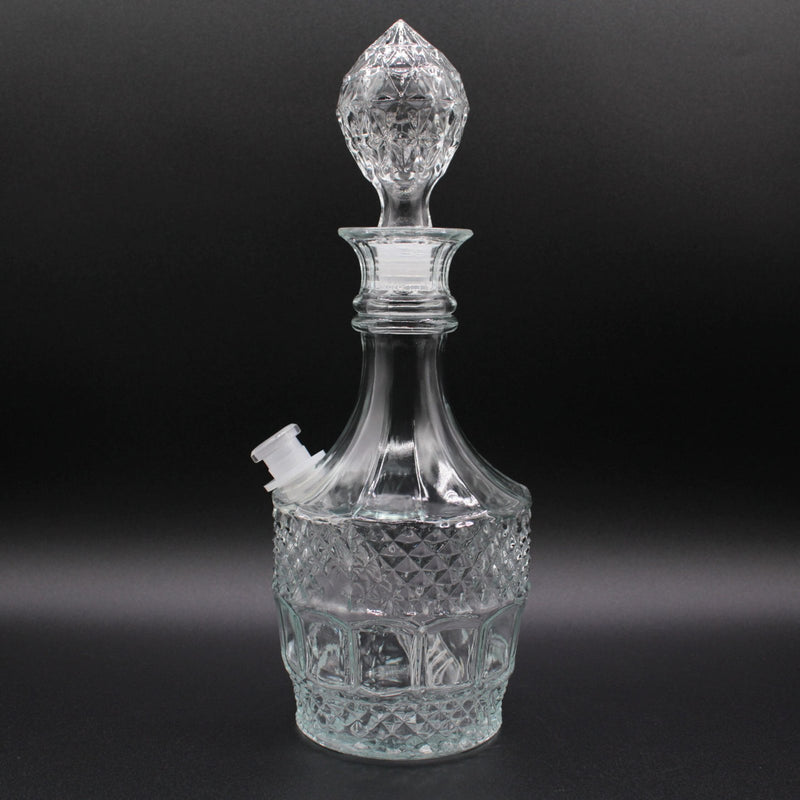 Vintage Style Crystal Decanter Water Pipe