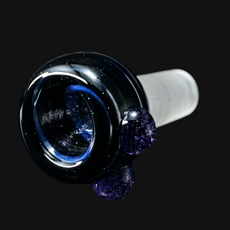 Westie Glass 14mm Slide - Galaxy/Purple 1
