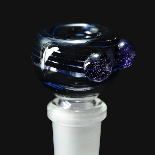 Westie Glass 14mm Slide - Galaxy/Purple