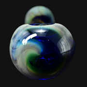 Westie Glass Cobalt Space Spoon #3 3