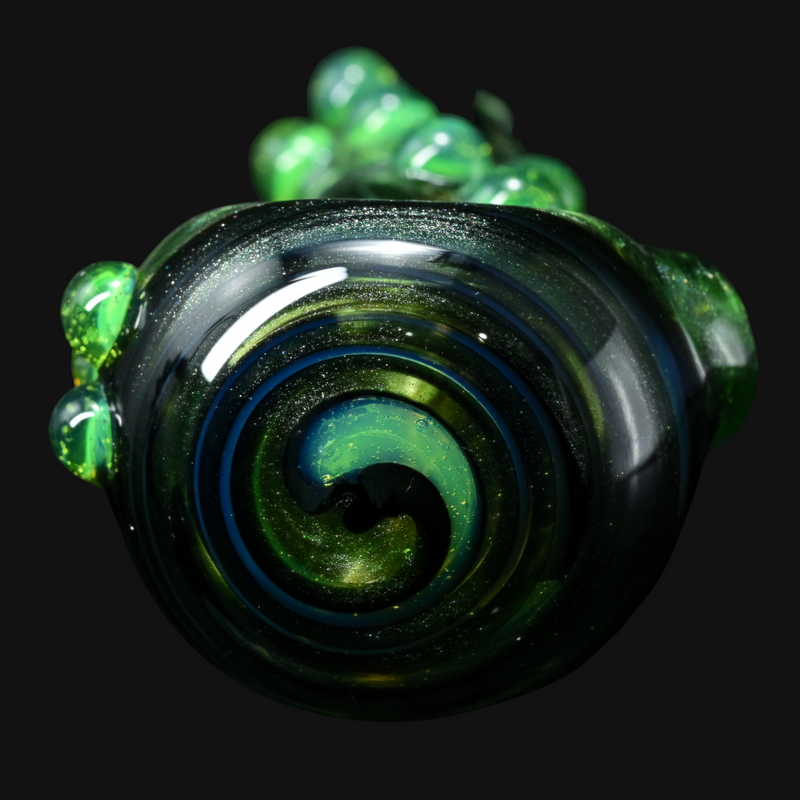 Westie Glass Extreme Green Spoon 3
