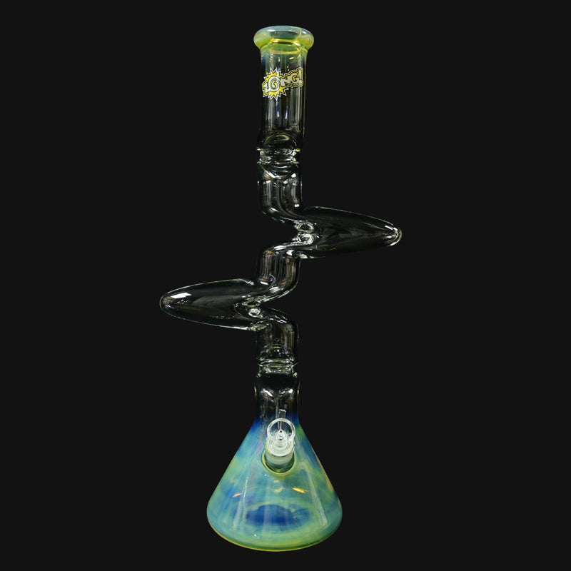 Zong Skinny Silver Fume 4 Kink Beaker