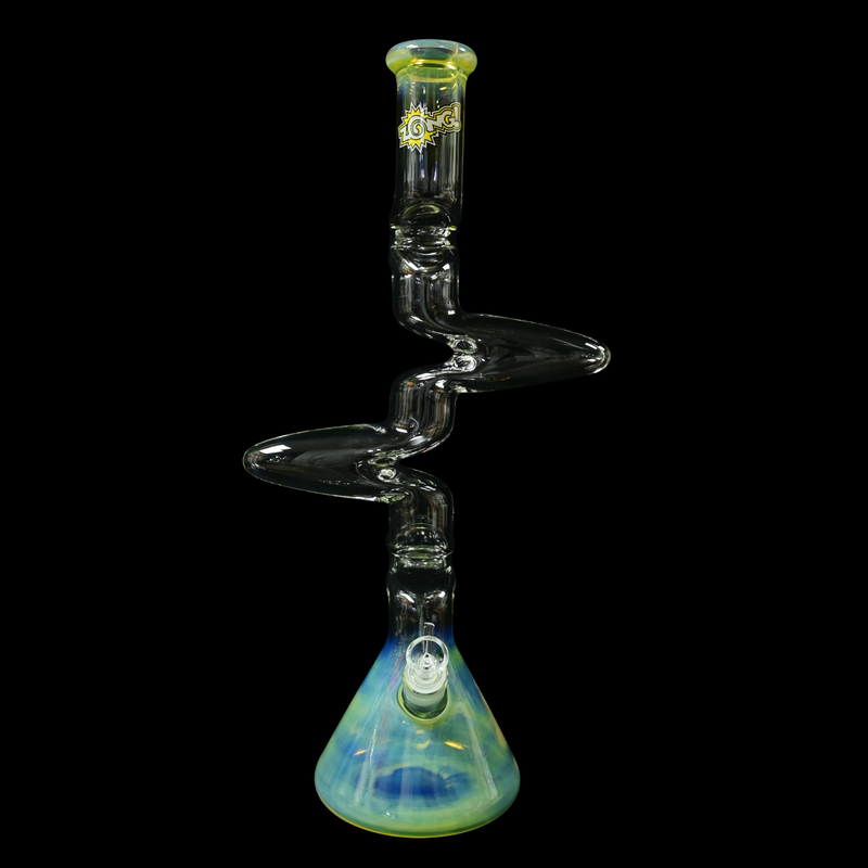 Zong Skinny Silver Fume 4 Kink Beaker