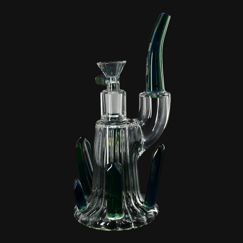 aLeaf Gem Accent Bubbler teal