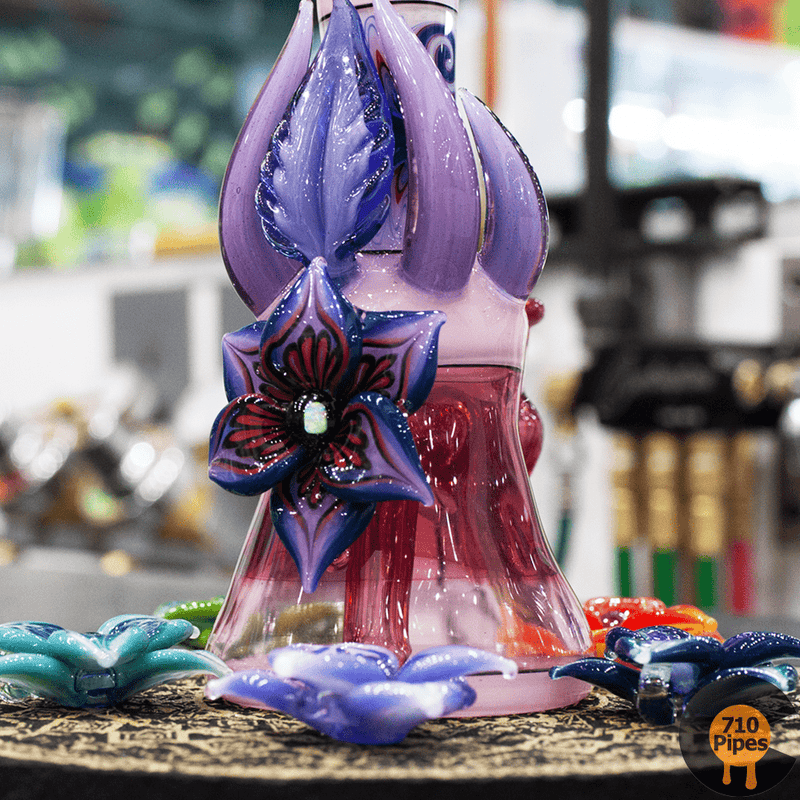 Blossom Glass Full Color Rig (Purps)