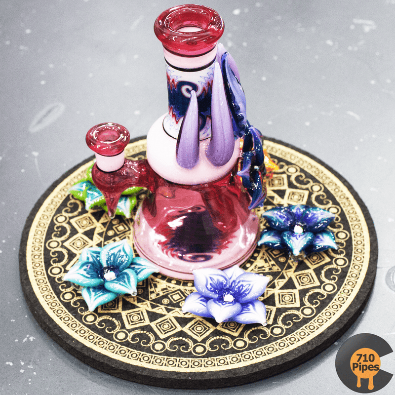 Blossom Glass Full Color Rig (Purps)