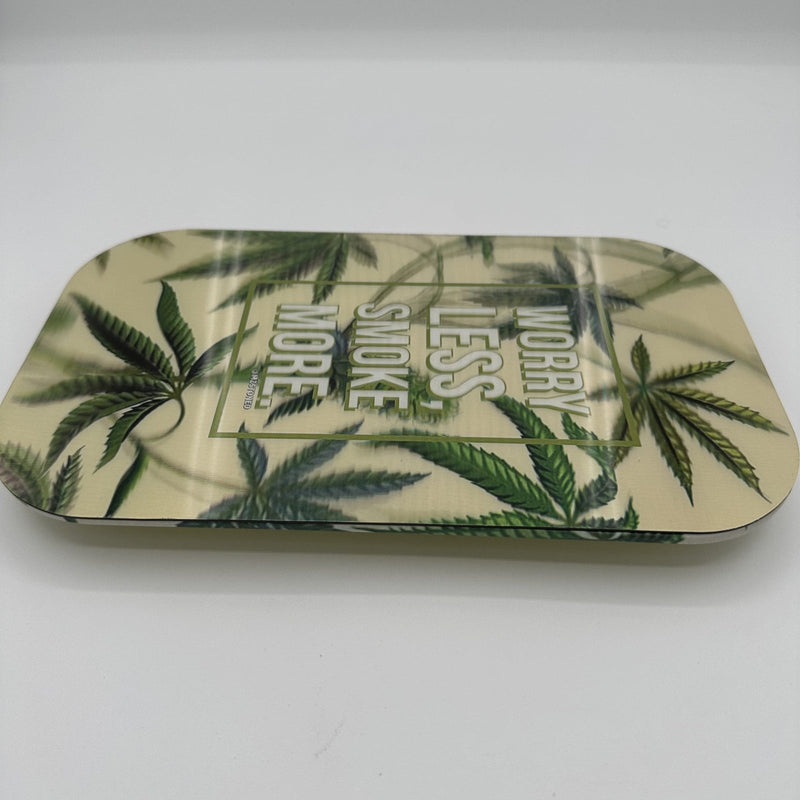 Worry Less Smoke More Rolling Tray