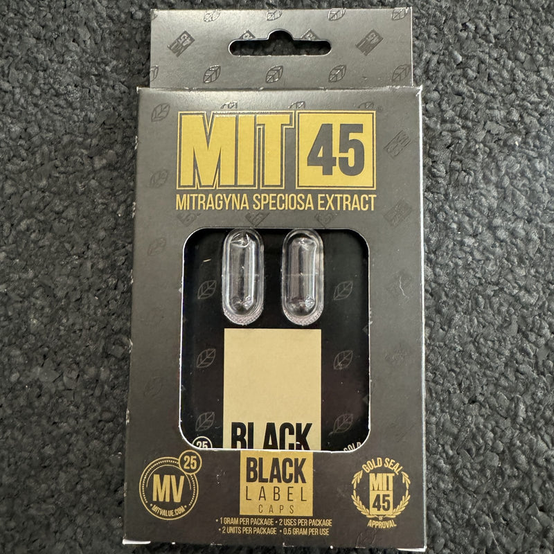 MIT45 Black Label Caps 2 ct