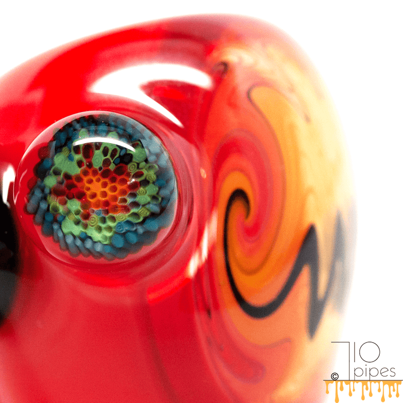 Cowboy Glass Fully Worked Hand Pipe