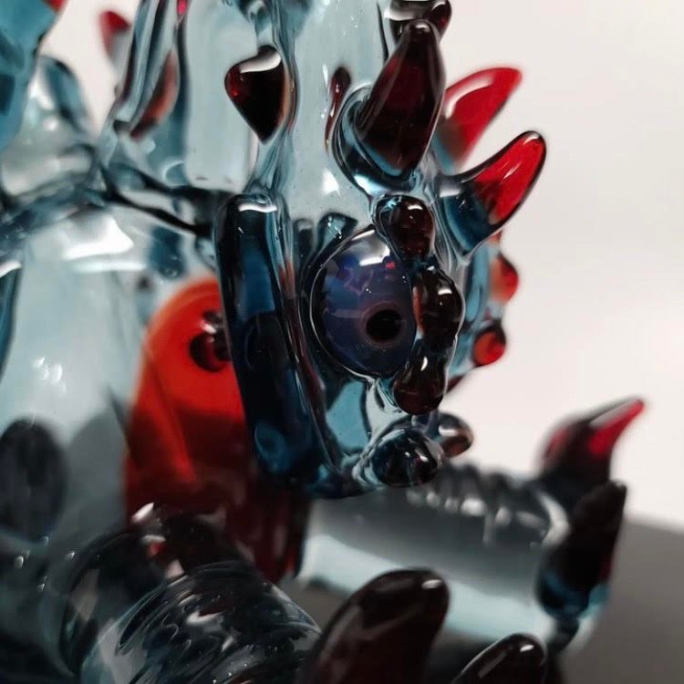 Keibler Glass Sculptural Dragon #2