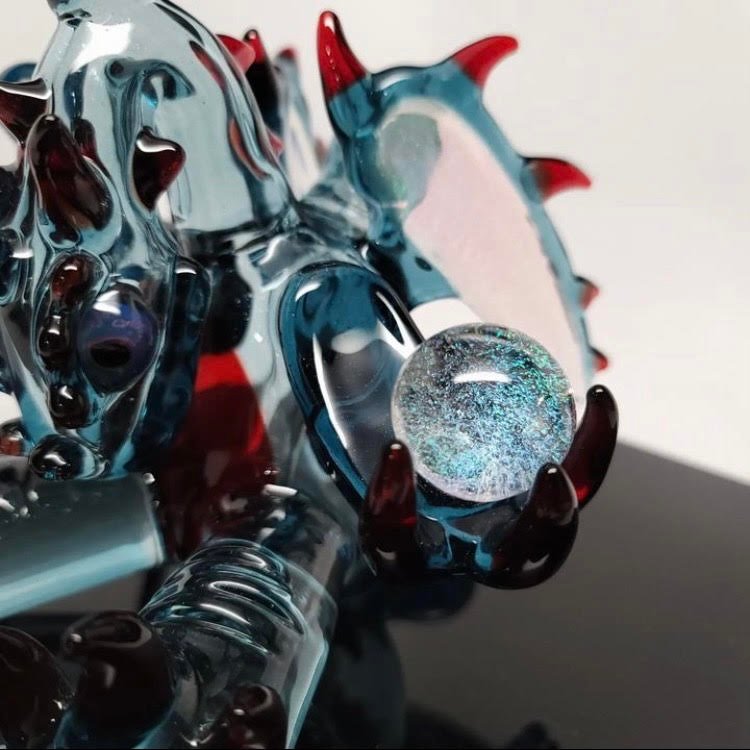 Keibler Glass Sculptural Dragon #2