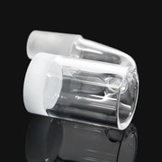 Highly Educated Gavel v3 quartz banger with opaque basin and clear fused quartz bucket