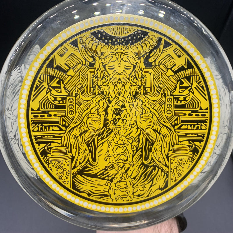 Illuminati Glass 16" Fumey Decals Water Pipe