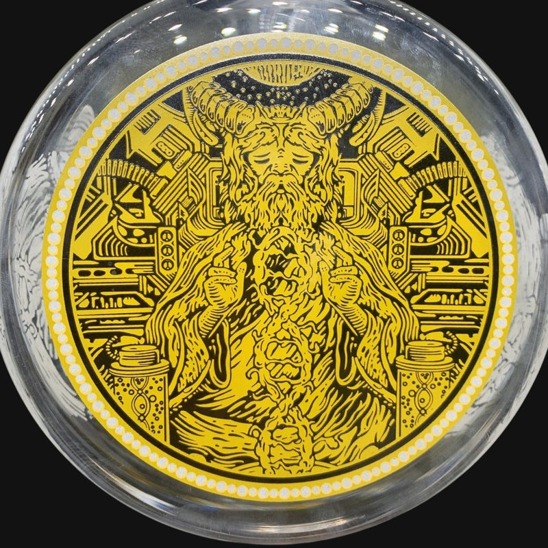 Illuminati Glass 16" Fumey Decals Water Pipe