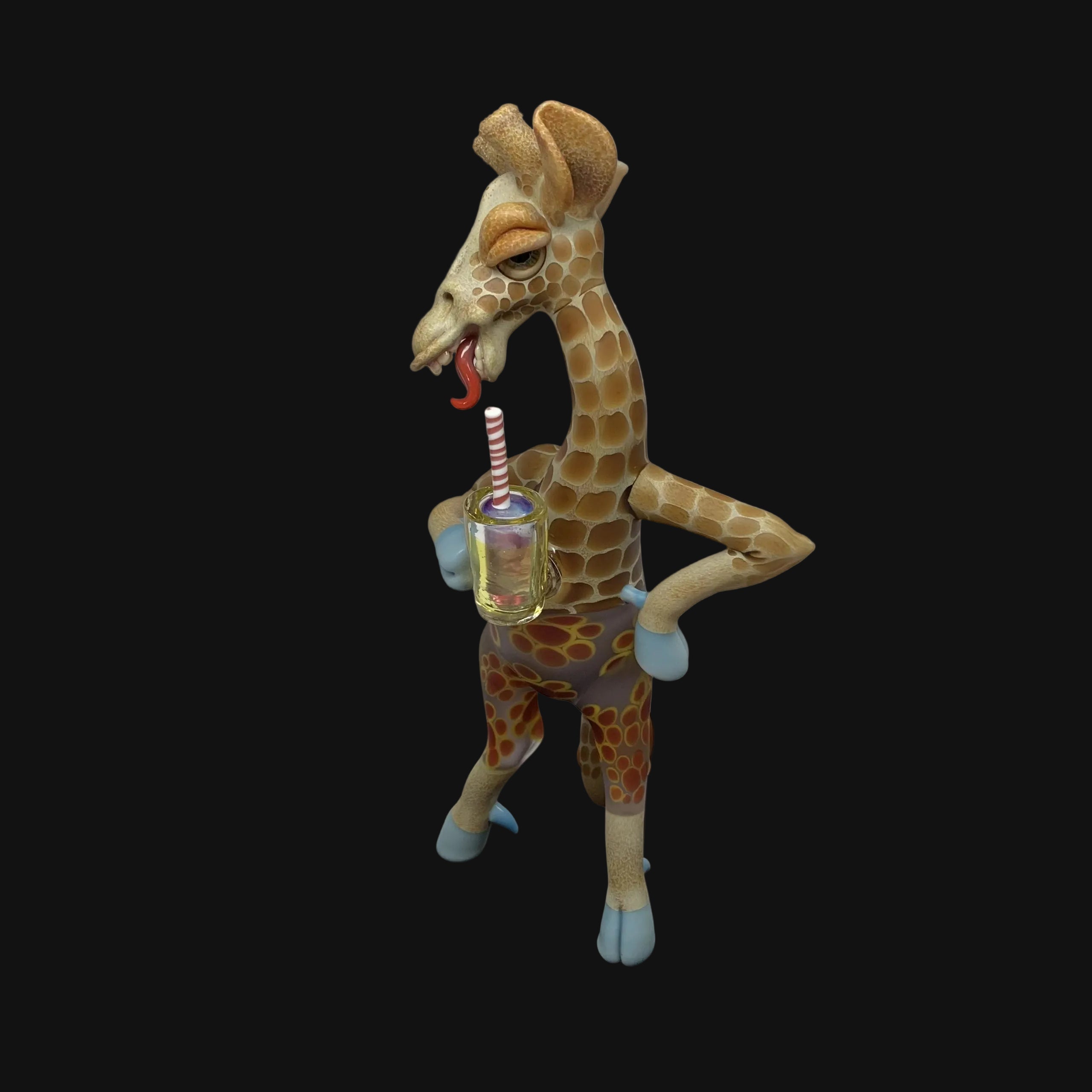 Robertson Drinking Giraffe Rig — 710 Pipes Smoke Shop