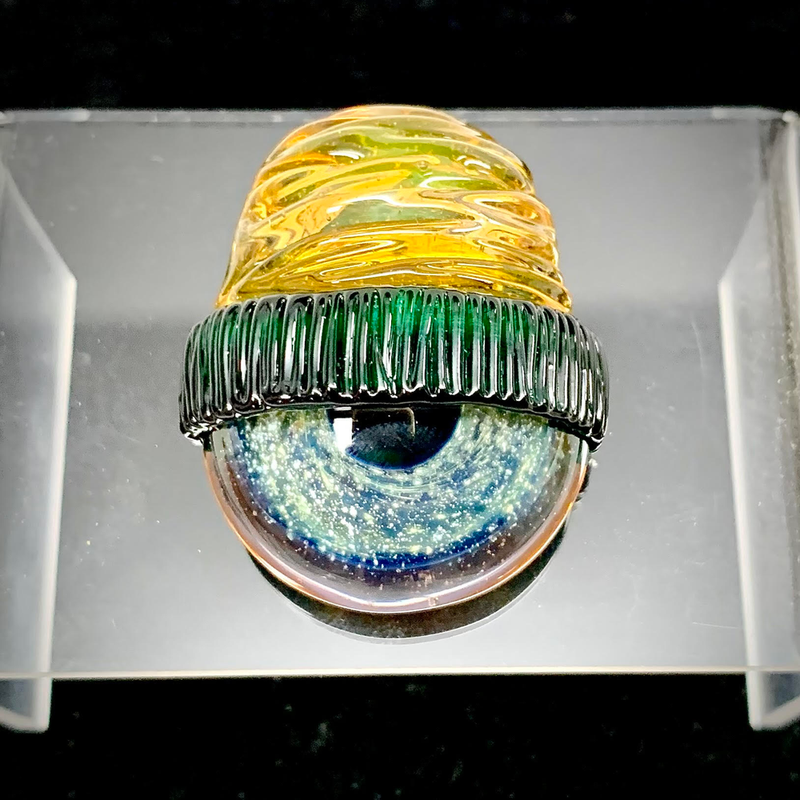 Junkie Glass Pendant with Opal