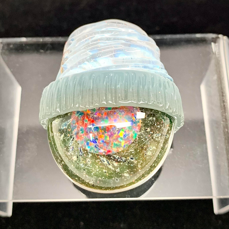 Junkie Glass Pendant with Opal