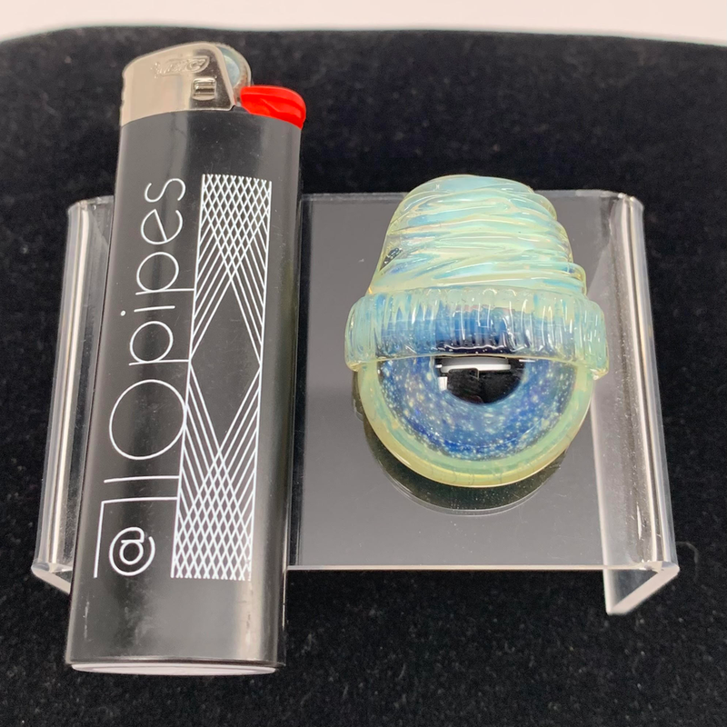 Junkie Glass Pendant with Opal