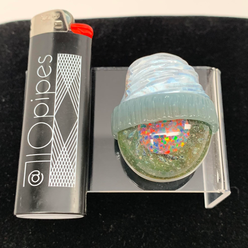Junkie Glass Pendant with Opal