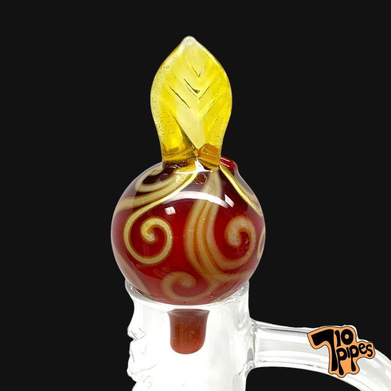 Lyric Bubble Cap Fancy (Red & Gold)