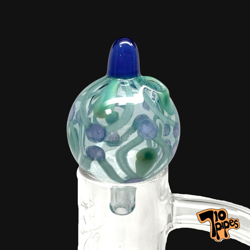 Lyric Bubble Cap Fancy (Blue, Purple, & Green)