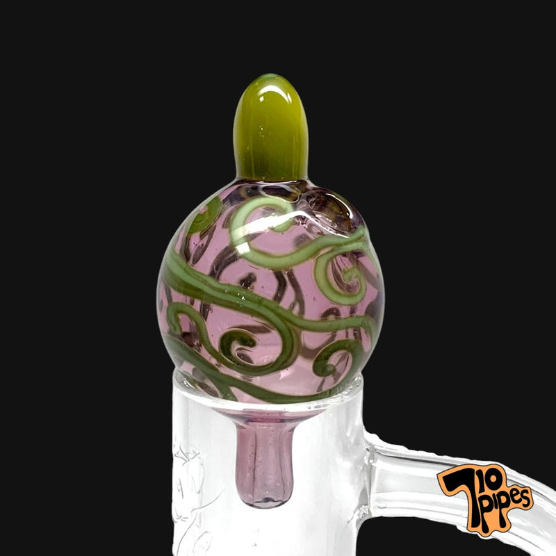 Lyric Bubble Cap Fancy (Purple & Green)