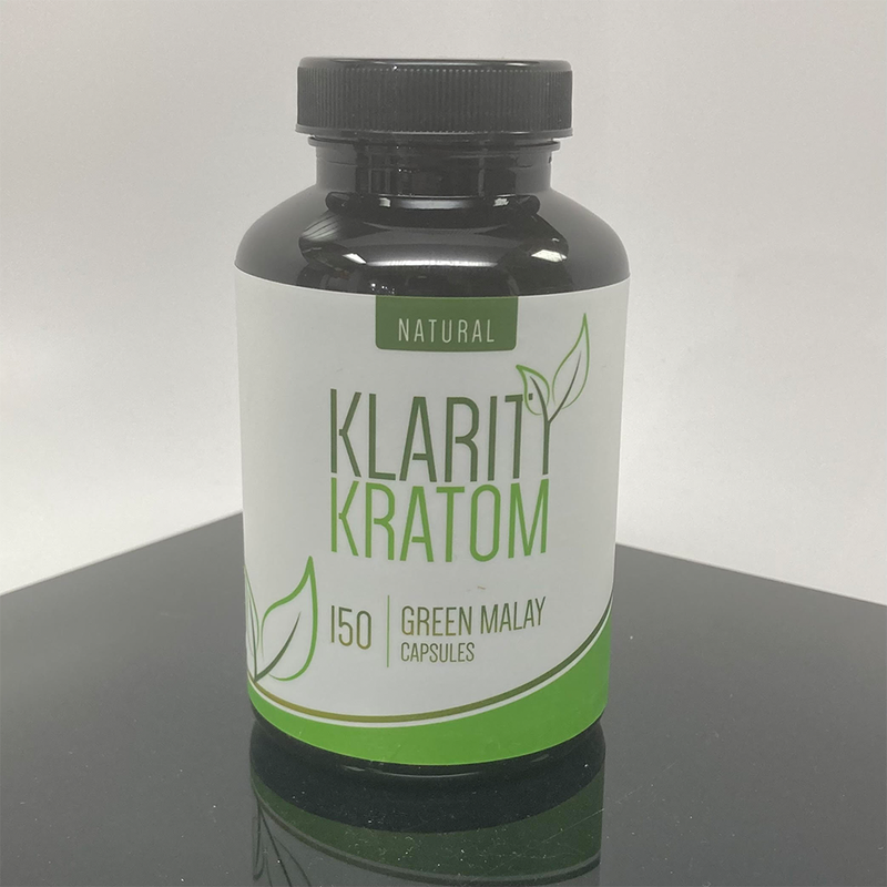 Klarity Kratom Green Malay Capsules
